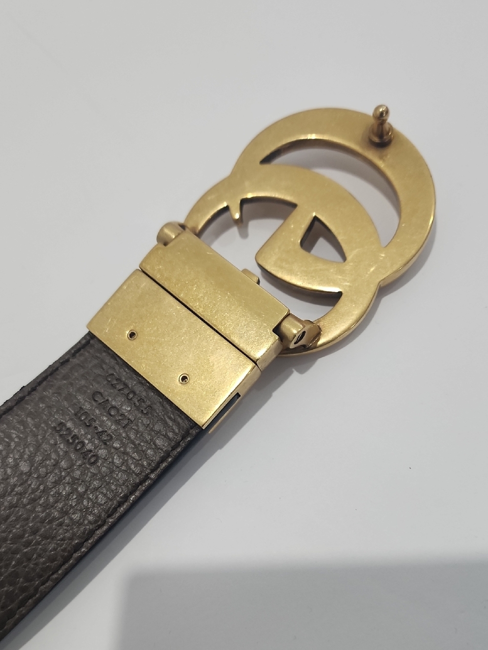 Gucci Reversible Double G Belt (SZ 105) - Picture 4 of 16